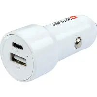 Skross – Dual Car Charger A&C, 65W PD incl. C to C cable. (SKCHCA0365WPDCN)