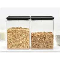 Brabantia Tasty+ pinottava säilytysastia 5,4 litraa, tummanharmaa