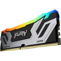 Kingston – 24 Gt 8400 MT/s DDR5 CL40 CUDIMM FURY Renegade RGB Silver XMP (KF584CU40RSA-24)
