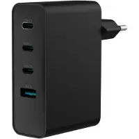 Natec USB-laturi Ribera NUC-2234, 1 USB-A + 3 USB-C