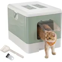 Ferplast Sahara Green - cat litter box - 52 x 39 x 40cm