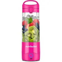 NutriBullet Blender kannettava - NutriBullet - NBP003BP - 70W - 0.475L - Vaaleanpunainen - 1 juomapullollinen mukana