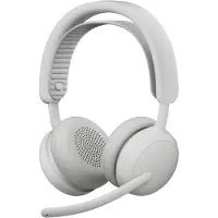 Logitech Zone Wireless 2 ES for Business Teams -langaton kuulokemikrofoni + vastaanotin, Off-White