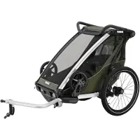 Thule Chariot Lite Single -pyöräilykärry, Vintage Green