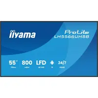 Iiyama – 55" 3840x2160 UHD VA VESA Mount 400x400 (LH5566UHSB-B1AG)