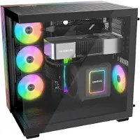 be quiet! Light Base 600 LX -miditornikotelo ikkunalla ja RGB-valaistuksella, musta