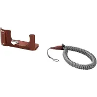 SmallRig 4880 Camera Leather Half Case Kit For Fujifilm X-M5 Brown pokkarilaukku/kotelo