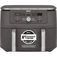 Ninja DZ400EU Dual Zone Max, 9,5 l, 4 kg, 2470 W, airfryer, harmaa