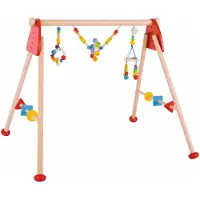 Goki Wooden Baby Gym Rainbow