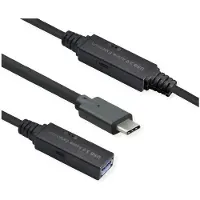 Roline Ultra Long USB3.2 Gen1 jatkokaapeli C-A ST/BU 10m - Kaapeli - Digitaalinen/Data - 10 m (12.04.1066)