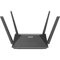 Asus RT-AX52 AX1800 AiMesh, Wi-Fi 6 (802.11ax), Kaksitaajuus (2,4 GHz/5 GHz), Ethernet LAN, Musta, Pöytäreititin