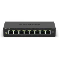 Netgear GS308E-400EUS - 8-porttinen hallittava Gigabit Ethernet -kytkin, musta