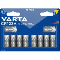 Varta Batterie Photo Lithium Cylindrical CR123A Blister 10 (6205301461)