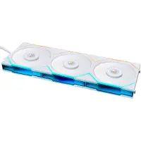 Lian Li UNI FAN TL 120 PWM RGB -tuuletinsarja, nestelaakeri, 120 mm, 3 kpl, valkoinen