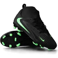 Nike Phantom 6 Club High Cut Mg Shadow - Musta/illusion Green Lapset - Multi Ground (Mg), koko 37½