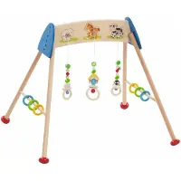 Goki Wooden Baby Gym Farm Animals with Sound