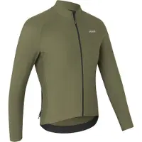 Gripgrab Thermapace pitkähihainen pyöräily Jersey Oliivinvihreä