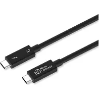 Microconnect Thunderbolt 5 -kaapeli, 80/120 Gbps, PD 240W, 16K60Hz, 1m, musta