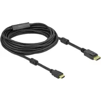 DeLOCK – Active DisplayPort 1.2 to HDMI Cable 4K 60 Hz 10 m (85960)