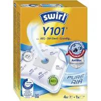 Swirl – Swirl bags for the EcoPor Y101 vacuum cleaner, 4 pieces, with anti-allergenic filter and Dirtlock seal (188123)