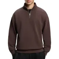 HUGO Durty244 10249110 Red Collegepaita Puolivetoketjulla