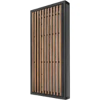 Lian Li B4 mATX Vertical AeroDeck, ikkunallinen, puusomisteinen kotelon paneeli, musta/pähkinäpuu