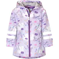 Playshoes Ulkoilutakki 'EINHORN' taivaansininen / lila / laventeli / valkoinen