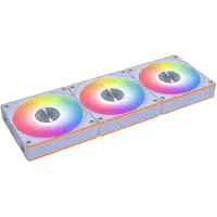 Lian Li UNI FAN CL Wireless Reverse 120 White - Triple Pack, 120mm PWM-laitetuuletinsarja, valkoinen
