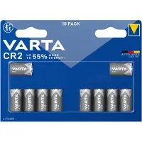Varta Batterie Photo Lithium Cylindrical CR2 Blister 10 (6206301461)