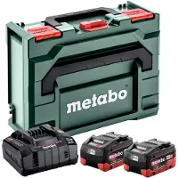 Metabo Tarvikesarja Metabo ASC 145 + metaBOX 21; 18 V; 2x10,0 Ah akku