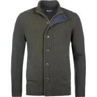 Barbour Men's Elbow-Patch Cardigan Green Pitkähihaiset topit XXL