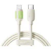 JOYROOM S-A53 30W USB-C - Lightning Cable with Fluorescent Tip 2m - Beige