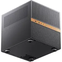 Jonsbo N6 Black, NAS-kotelo, mATX, musta