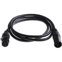 Microconnect XLR -audiokaapeli, 5 m, musta
