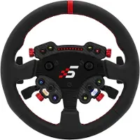 Simagic GTpro-R(K) (Leather) Hub, musta/punainen