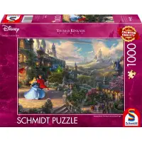 Schmidt Spiele Art puzzle 1000 pieces Thomas Kinkade Studios Sleeping Beauty in the Enchanted Light Disney Dreams Collection 69.3 x 49.3 cm (57369)