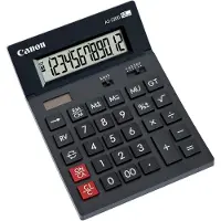 Canon as-2200 table calculator 12-stellig verstellbares display dual power solar and battery