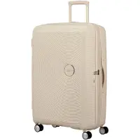 American Tourister Soundbox Spinner Matkalaukku 97-110L, Coconut Sand