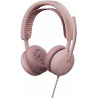 Logitech Zone Wired 2 on-ear-kuulokemikrofoni yrityskäyttöön, ANC, roosa