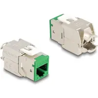 DeLOCK 88116, Tasainen, Vihreä, RJ-45, LSA, Naaras, Naaras