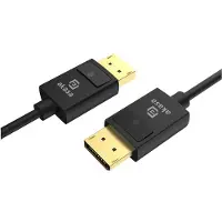 Akasa PROSLIM DisplayPort 1.4 -näyttökaapeli, 2m, musta