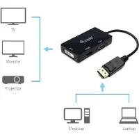 PNY 133441, 0,24 m, DisplayPort, DVI-D + VGA (D-Sub) + HDMI, Uros, Naaras, Suora