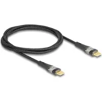 DeLOCK 80763, 1 m, USB C, USB C, USB 2.0, 0,48 Gbit/s, Musta