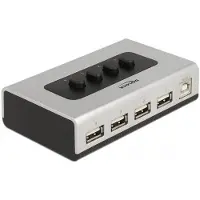 DeLOCK 87762, 0,48 Gbit/s, Musta, Hopea, Muovi, 71 mm, 112 mm, 32 mm