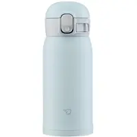 Zojirushi SM-WA36-HL One Touch -ruostumattomasta ter ksest valmistettu muki, saumaton, 0,36 l, j nharmaa