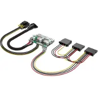 Akasa Compact Power 200, 200W DC-to-DC ATX Adapter+ 4-pin Power Din