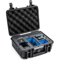 B&W BW Outdoor Cases Type 1000 for Insta360 X4, black Kovat laukut action-kameroille