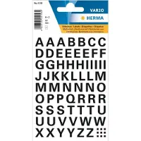 Herma Letters 10mm A-Z weatherproof film black 1 sheet (4158)