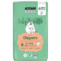 Muumi Moomin Baby koko 6, 12-24 kg 30kpl teippivaippa