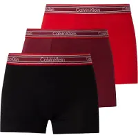 Calvin Klein Underwear Bokserishortsit verenpunainen / burgundin punainen / musta